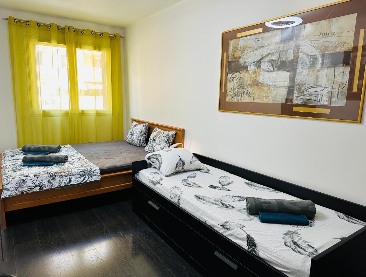 The Nice - 3 Rooms, 3Air Cond, 3Tv, 3Fans, 2 Wc, Wifi Everywhere 5Min Aeroport, Train, Beach, 1Min Tram, 15 Min Centre, Port, Parking Possible Zewnętrze zdjęcie