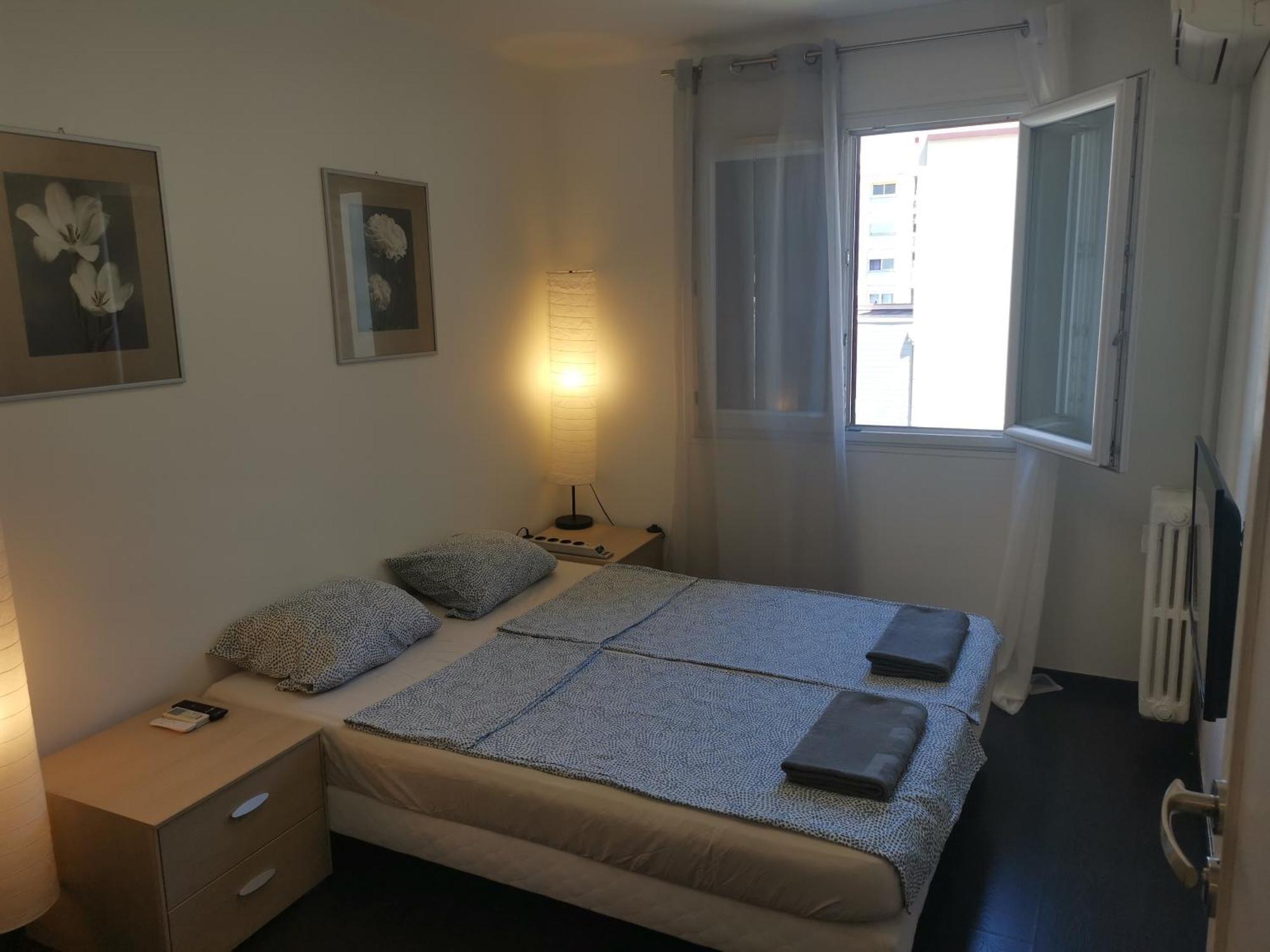 The Nice - 3 Rooms, 3Air Cond, 3Tv, 3Fans, 2 Wc, Wifi Everywhere 5Min Aeroport, Train, Beach, 1Min Tram, 15 Min Centre, Port, Parking Possible Zewnętrze zdjęcie